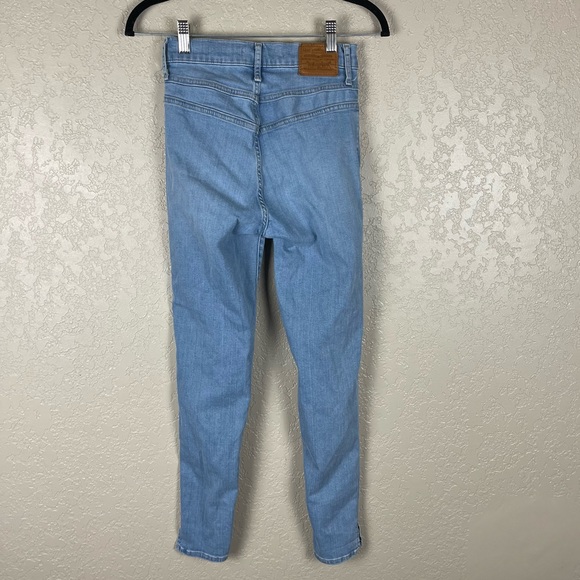 Levi’s mile high super skinny light wash jeans - Picture 6 of 7